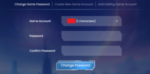 Game account change password.PNG